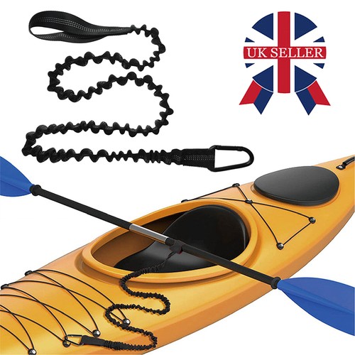 Elastic canoe paddle leash - elastic,