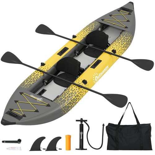 Outsunny inflatable kayak - inflatable,
