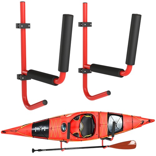 Homcom kayak wall mount - kayak, rack