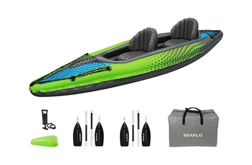 Inflatable tandem kayak with - inflatable,