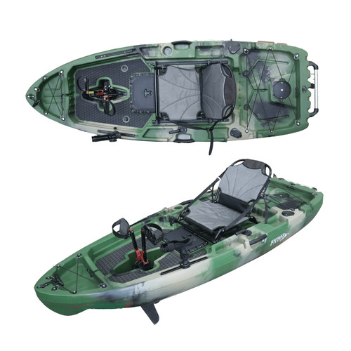Wideboy pedal kayak - pedal, army